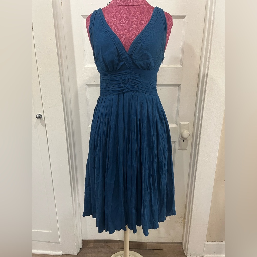 VINTAGE Marc Jacobs Blue chiffon dress, size 0